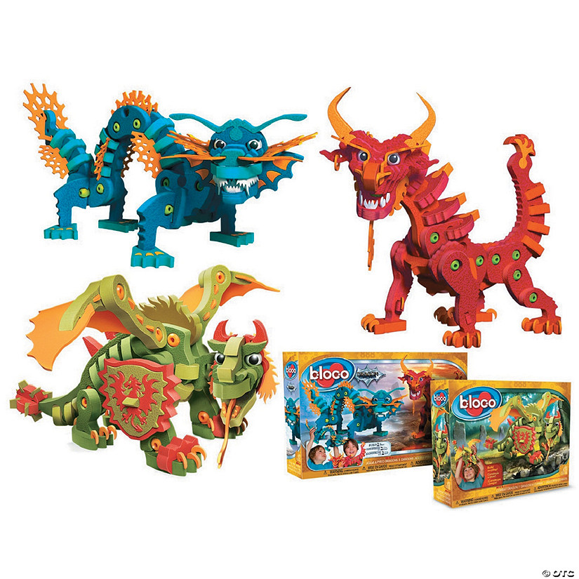 Dragons Set of 3: Aqua, Pyro and Combat Image