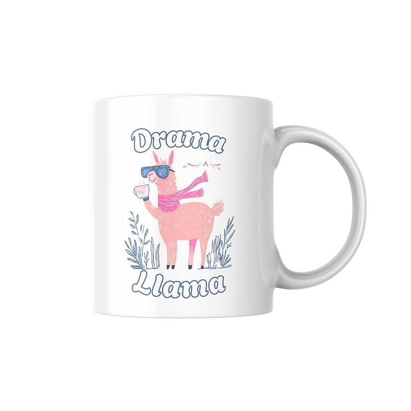 Drama Llama Mug by Dancing Littles Jungle Image
