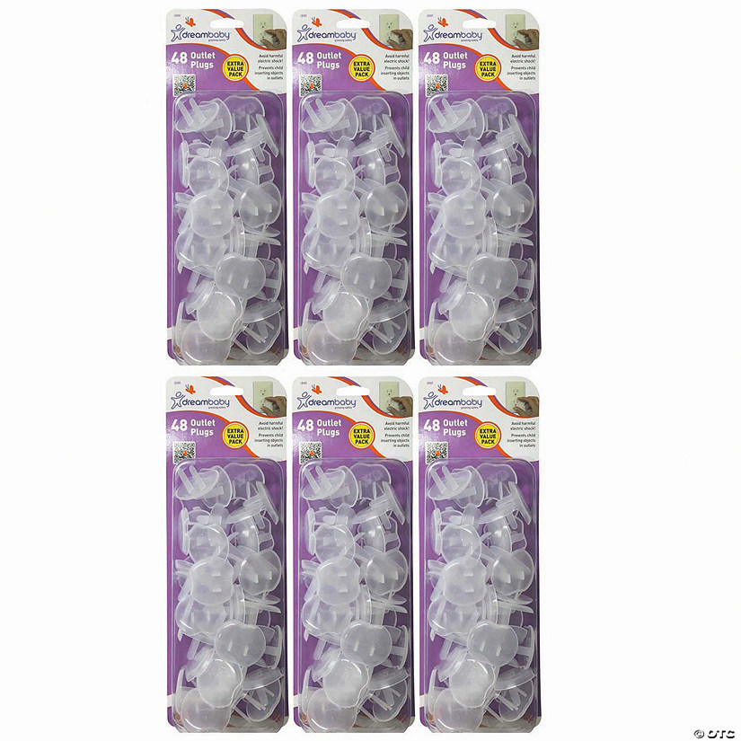 Dream Baby Outlet Covers, 48 Per Pack, 6 Packs Oriental Trading