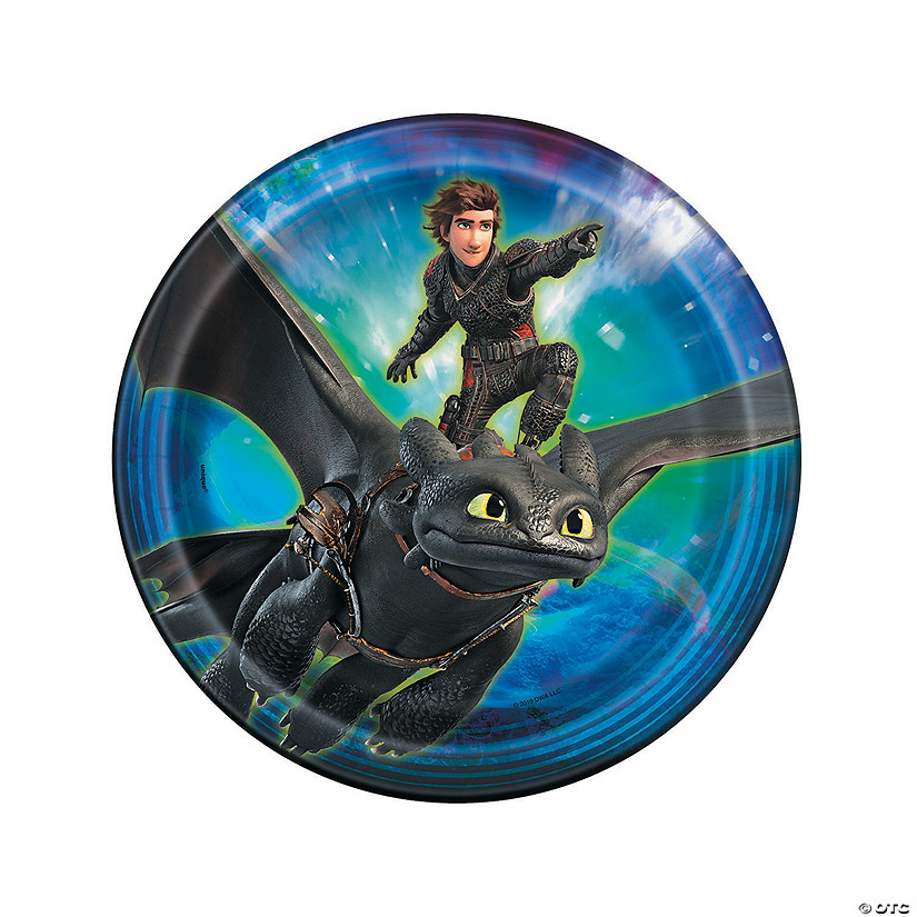 DreamWorks How To Train Your Dragon&#8482; Party Paper Dinner Plates - 8 Ct. Image