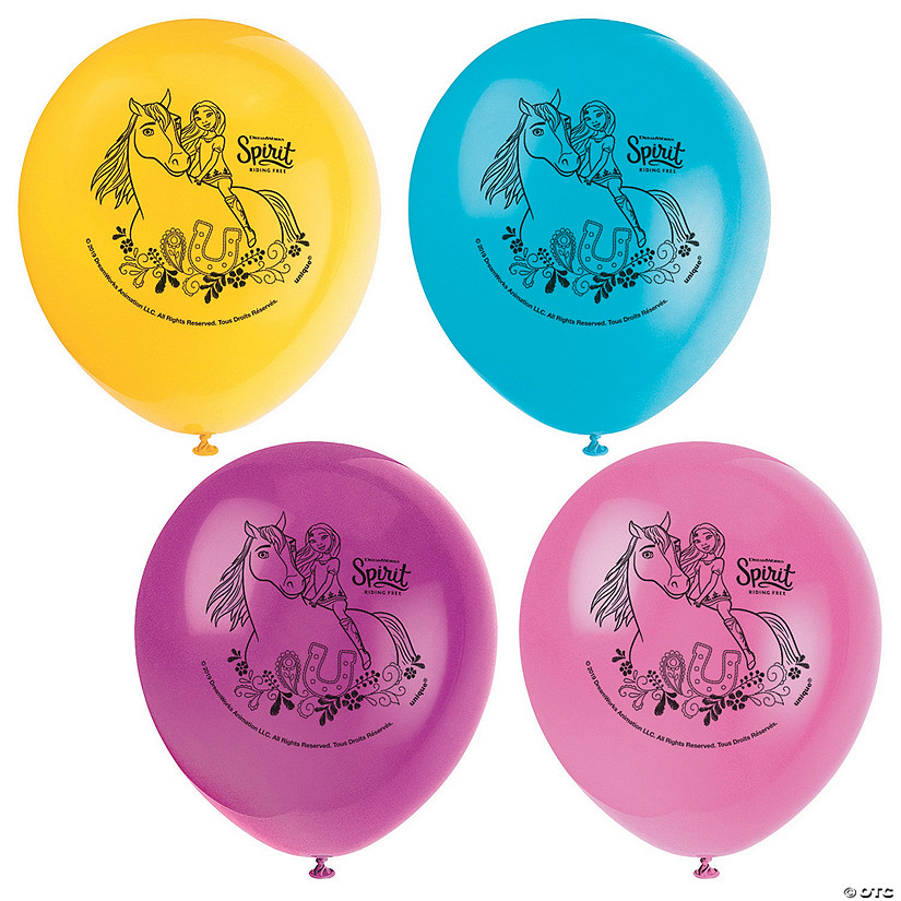 DreamWorks Spirit Riding Free&#8482; 12" Latex Balloons - 8 Pc. Image