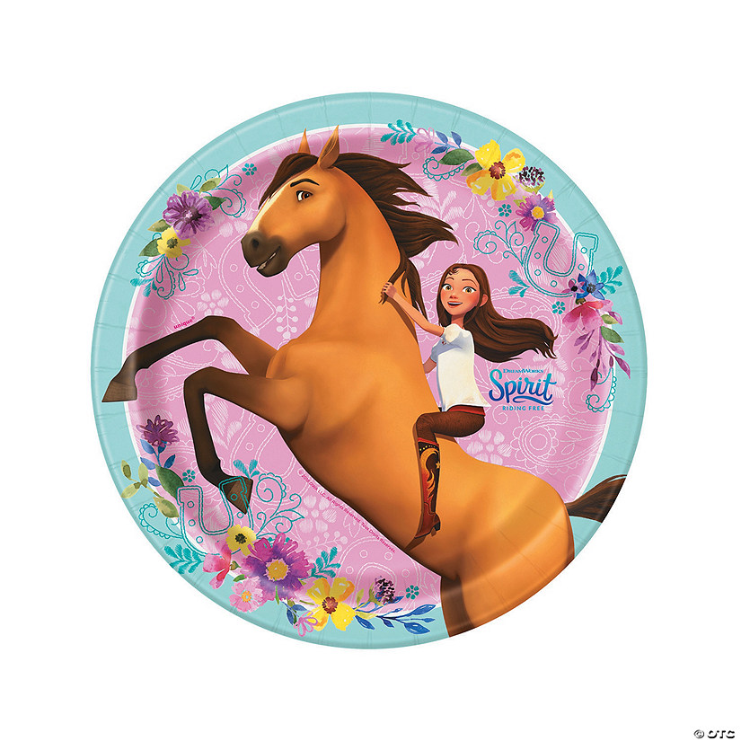 DreamWorks Spirit Riding Free&#8482; Party Paper Dinner Plates - 8 Ct. Image