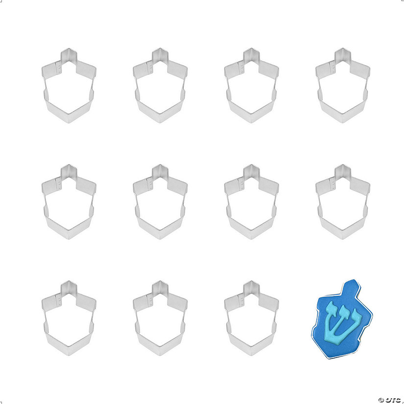 Dreidel 3" Cookie Cutters Image