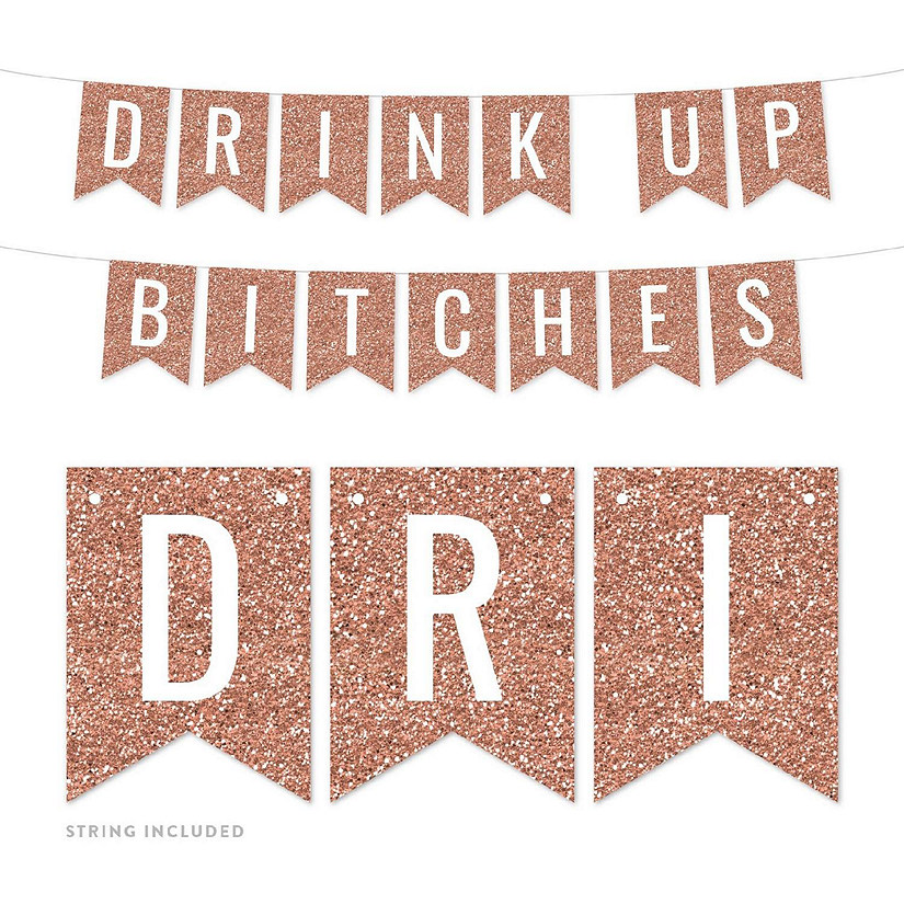 Drink Up Bitches 4x5.5IN Banner Image