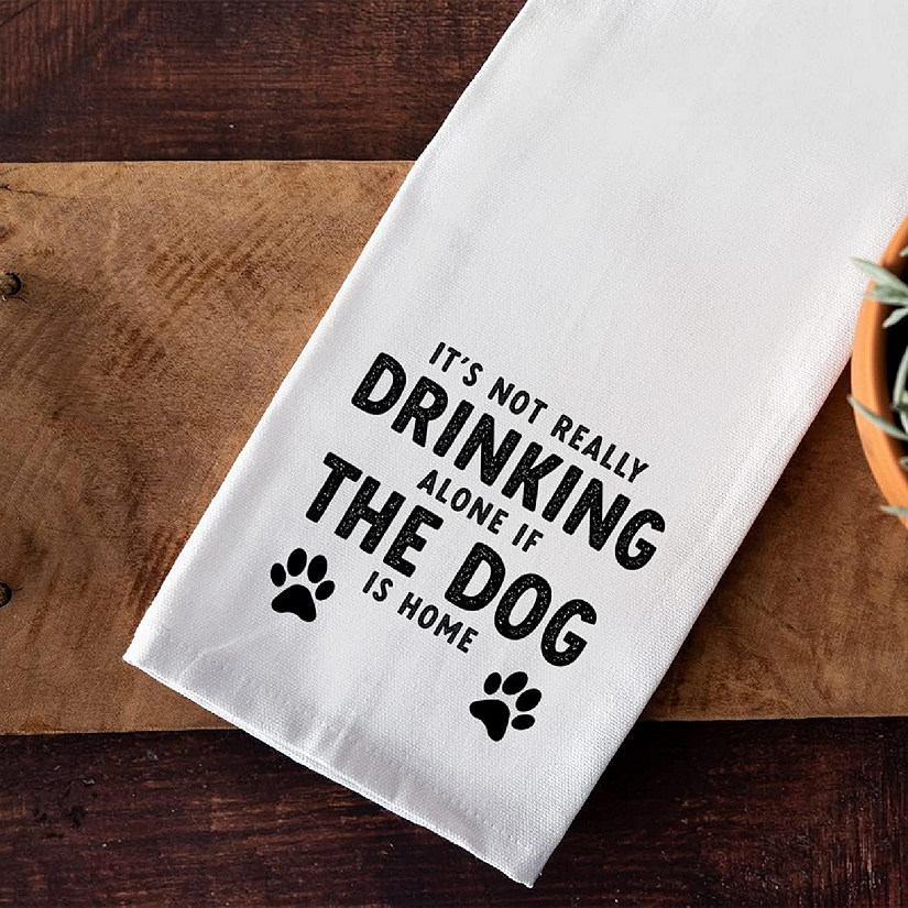 Drinking Alone Dog Towel, 1 Pack Image