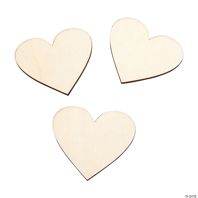 Drop Box Guest Book Heart-Shaped Cutouts - 100 Pcs. Image