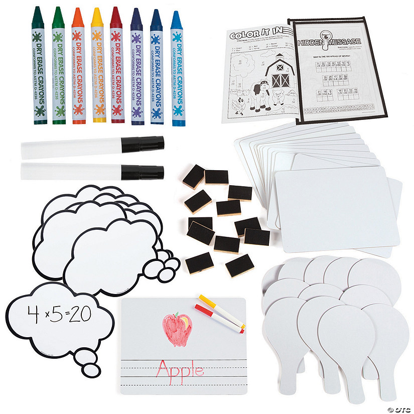Dry Erase Classroom Kit Oriental Trading