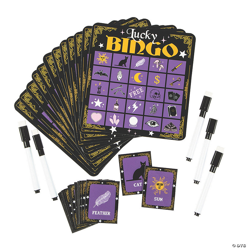Dry Erase Fortune Teller Bingo Game Image