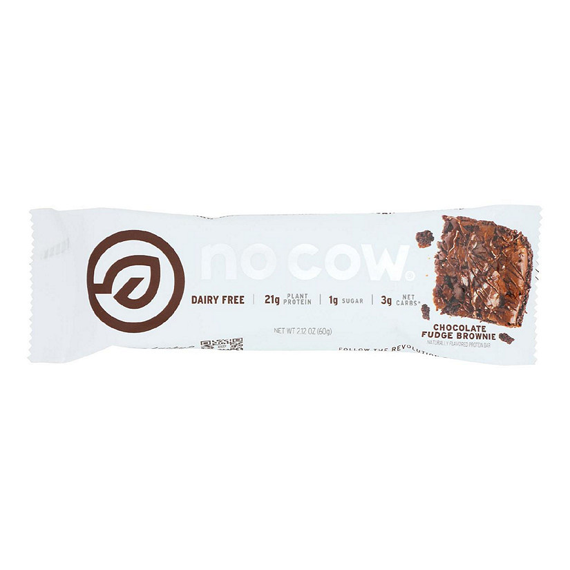 D's Natural No Cow Bar In Chocolate Fudge Brownie  - Case of 12 - 2.12 OZ Image