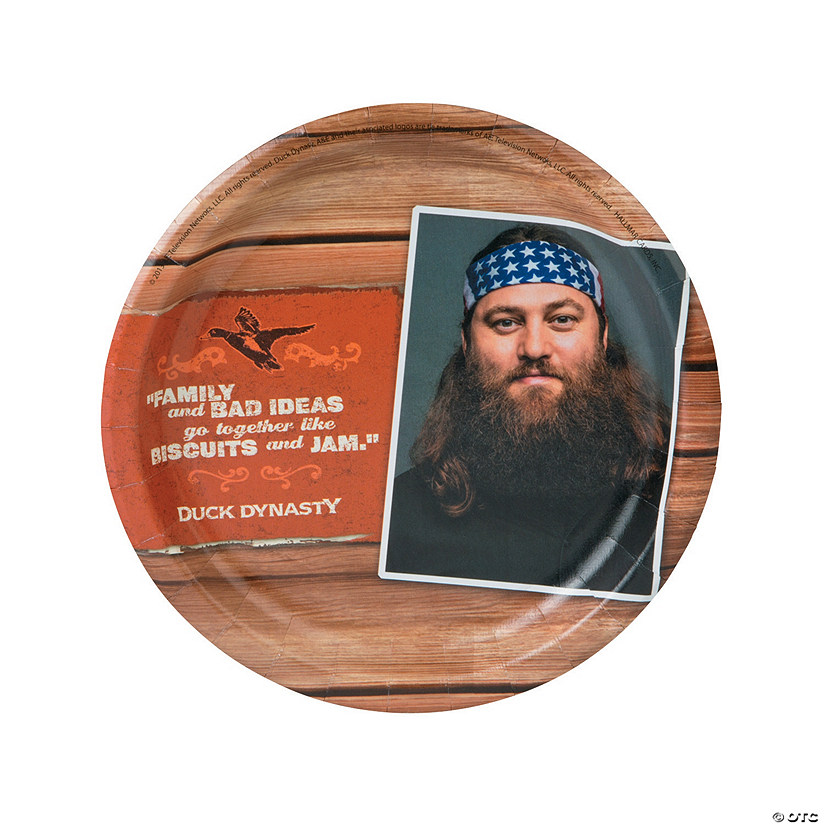 Duck Dynasty Party Paper Dinner Plates - 8 Ct. Image