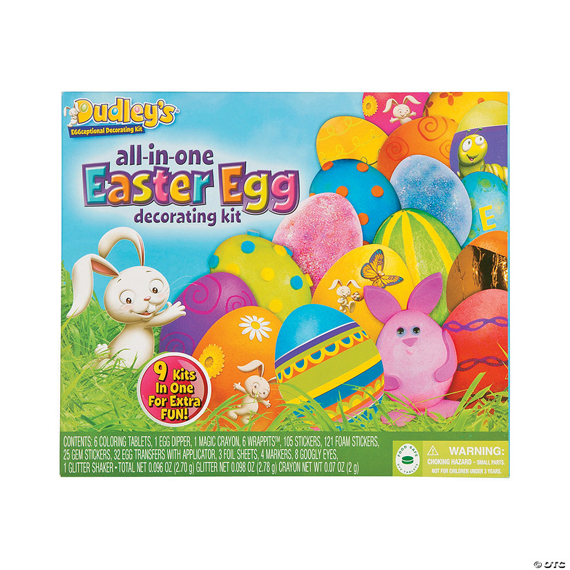 Dudley’s® AllInOne Easter Egg Decorating Kit Oriental Trading