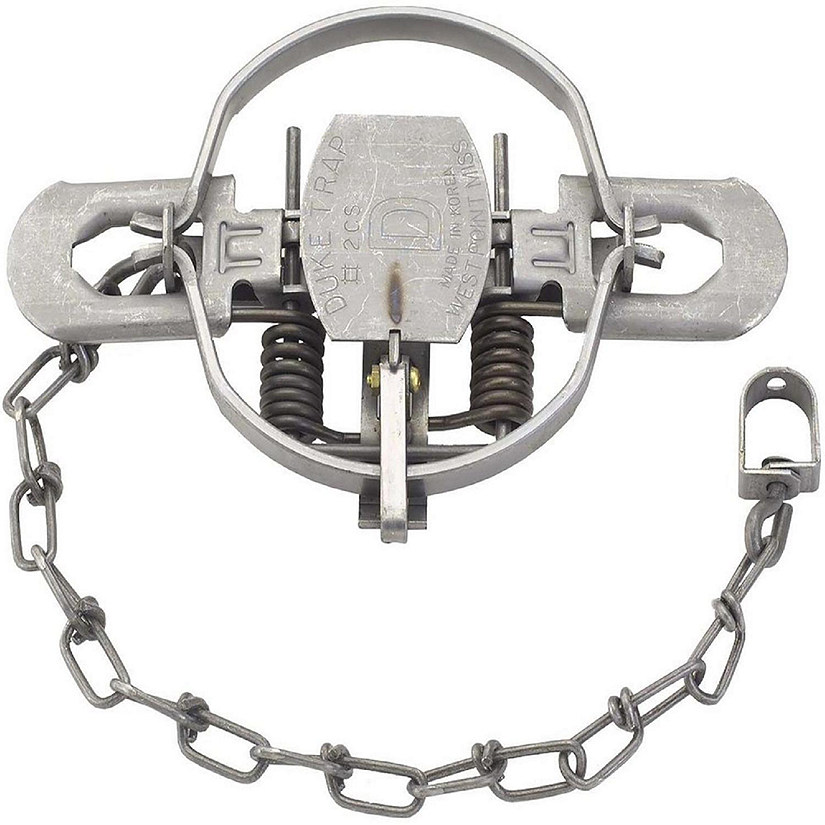 Duke 2 Coil Spring Trap For Bobcat, Coyote, Fox, Lynx, Otter Oriental
