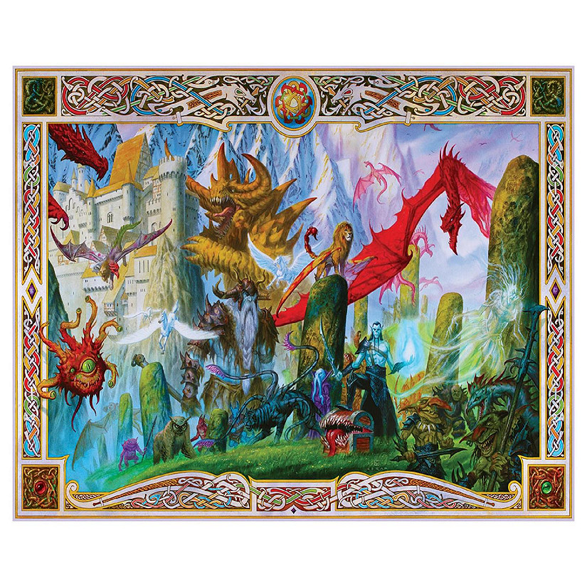 Dungeon Denizens Mythical Monster Puzzle  1000 Piece Jigsaw Puzzle Image