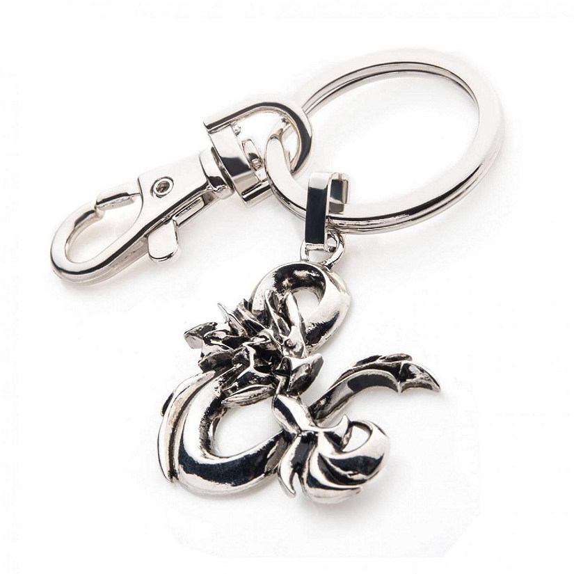 Dungeons &amp; Dragons Ampersand Metal Keychain Image