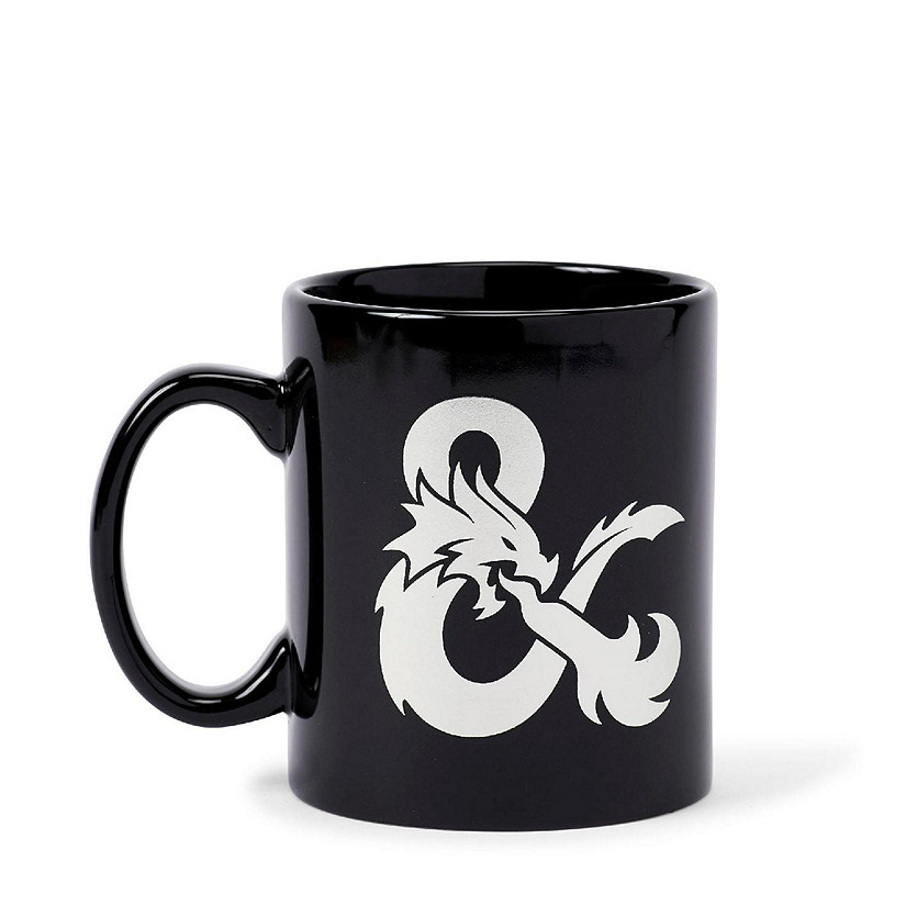 Dungeons & Dragons Black Ceramic Ampersand Logo Mug - 16-Ounces Image