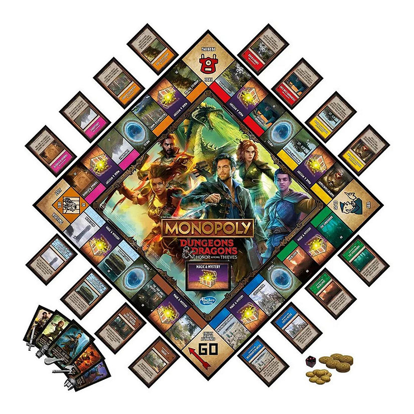 Dungeons &amp; Dragons: Honor Among Thieves Monopoly Board Game Image