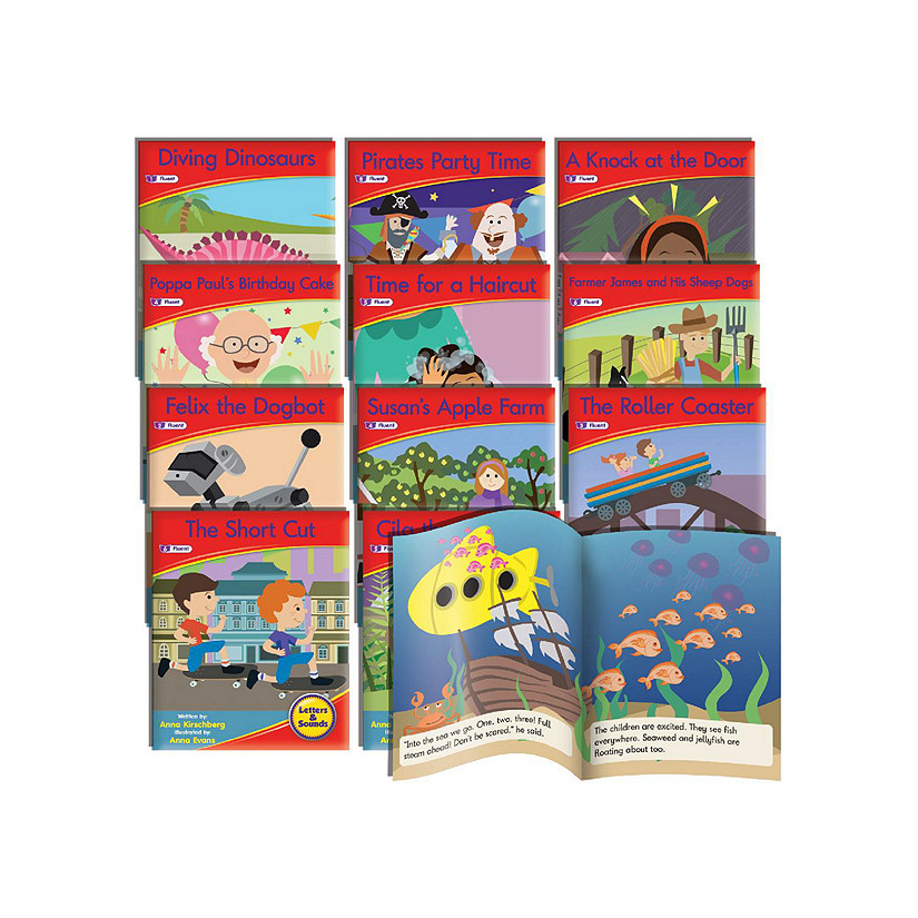 Phonics Book Bag Readers: Phase 4 Non-fiction Library 8 Book Set - Scholastic
