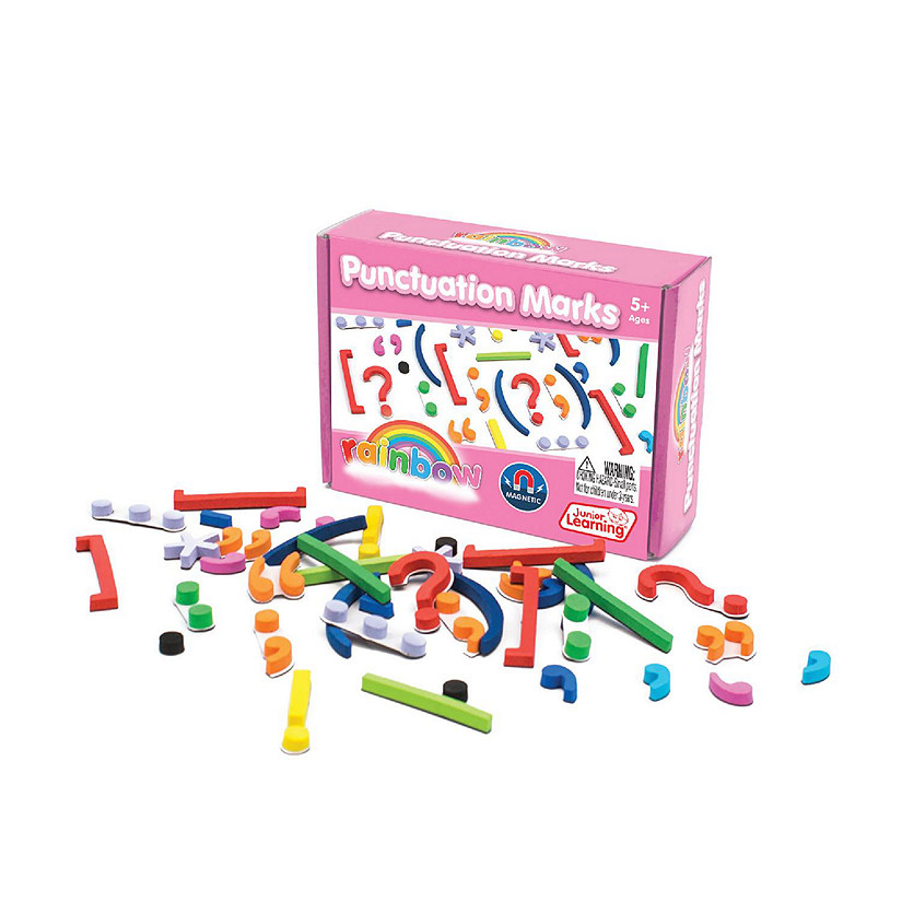 DUPC Junior Learning: Rainbow Punctuation Marks - Magnetic Activities Learning Set Image