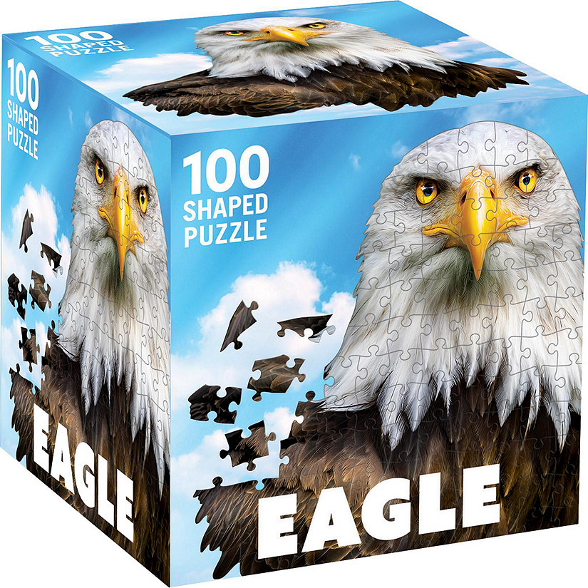 Eagle 100 Piece Shaped Jigsaw Puzzle Image