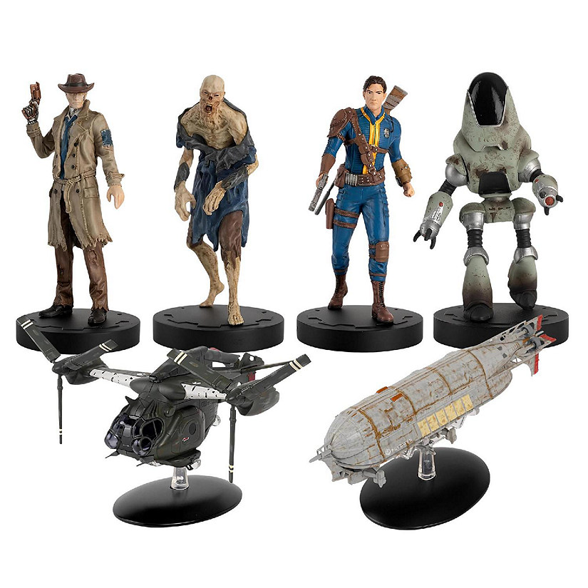 Eaglemoss Fallout 1:16 Scale Figure Set of 6 Brand New Original Packaging Image