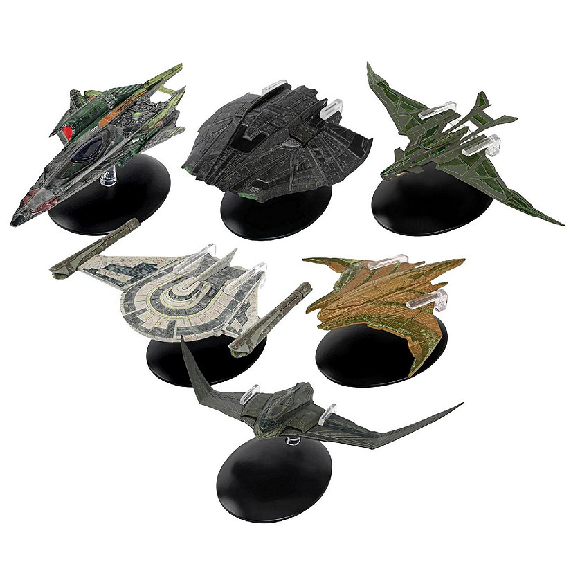 Eaglemoss Star Trek Picard Starship Set of 6 Brand New Original Packaging Image