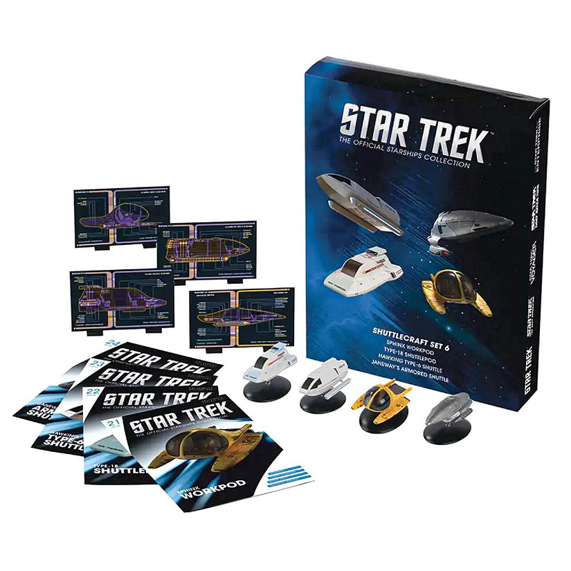 Eaglemoss Star Trek Ship Replica  Shuttle Set of 4 Image