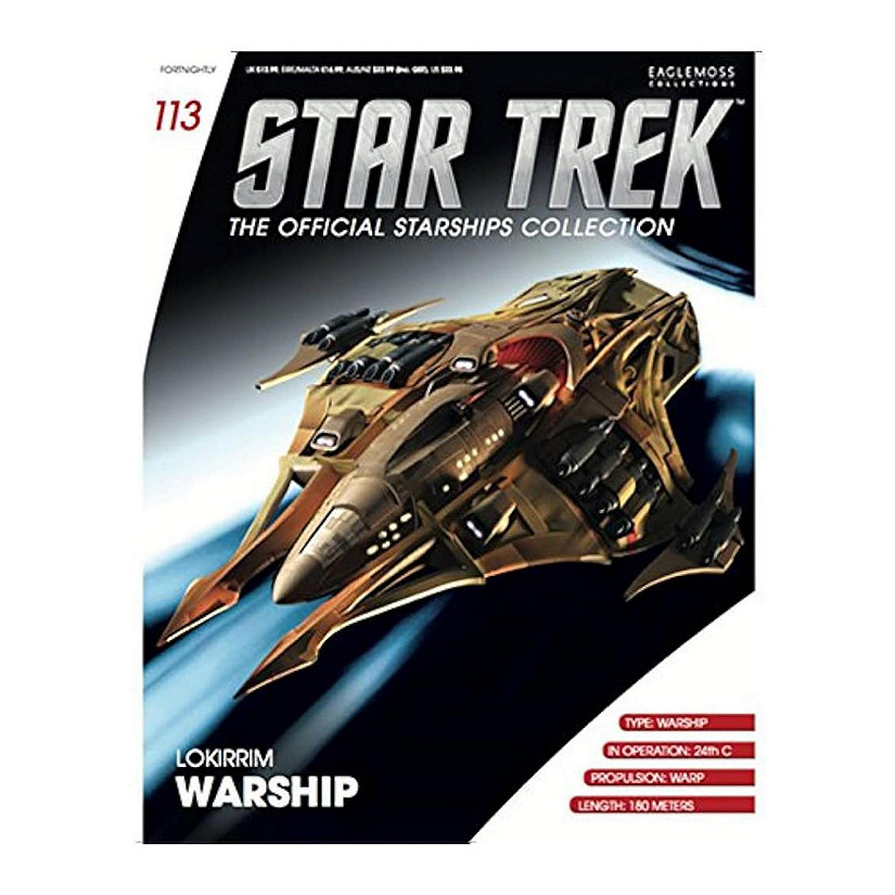 Eaglemoss Star Trek Starships Lokirrim Fighter Magazine Brand New Image