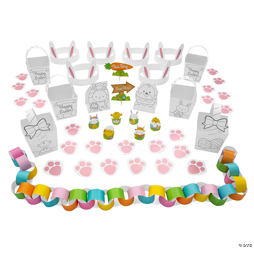 Easter Activity &amp; Hunt Kit - 88 Pc. Image