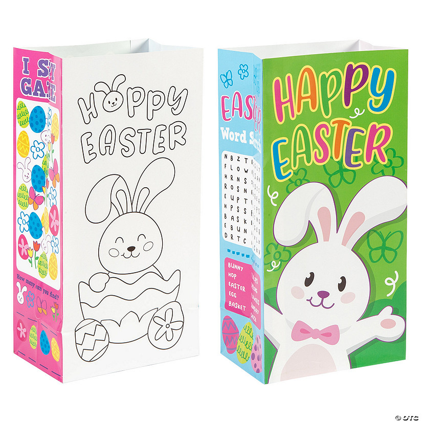 Easter Activity Paper Treat Bags Image
