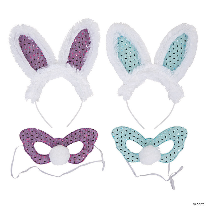 Easter Bunny Ears & Mask Sets - 6 Pc. Image