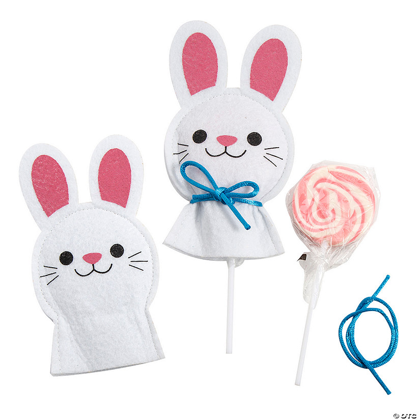 Easter Bunny Lollipop Covers - 12 Pc. | Oriental Trading