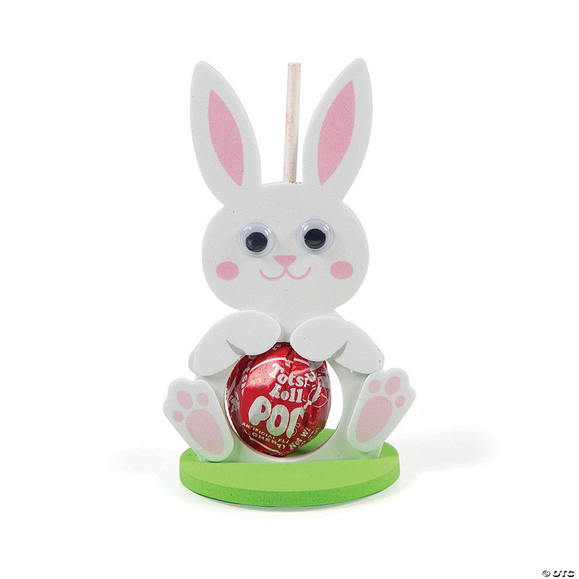 Easter Bunny Lollipop Craft Kit - Makes 12 Image