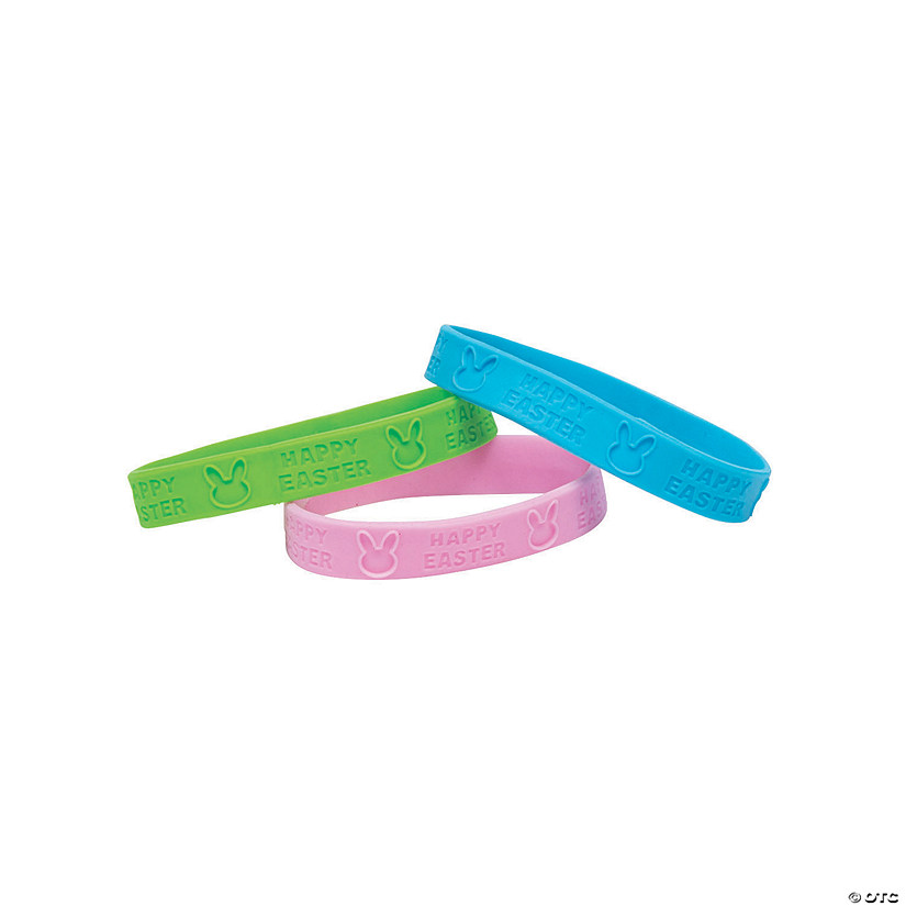 Easter Bunny Rubber Bracelets Oriental Trading