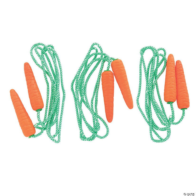 Easter Carrot Jump Ropes - 12 Pc. Image