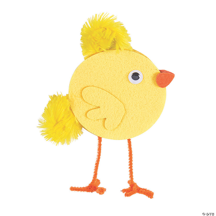 Easter Chick Standing Decorating Craft Kit - Makes 12 Image