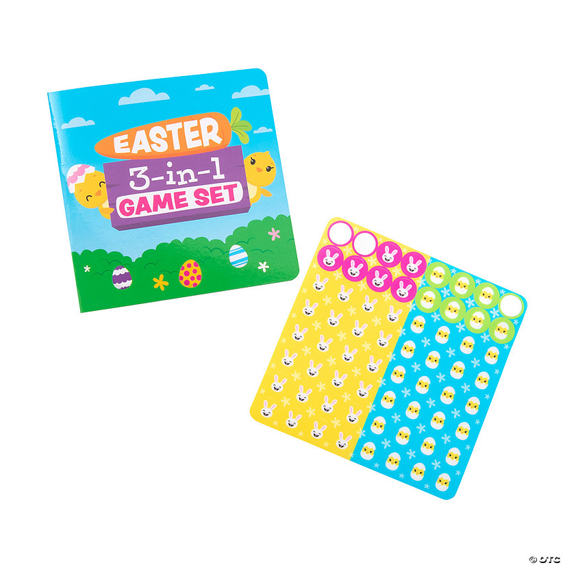Easter Cling Travel Games - 12 Pc. Image