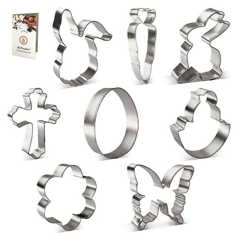 Easter Cookie Cutter 8 Pc Set HS0435 Image