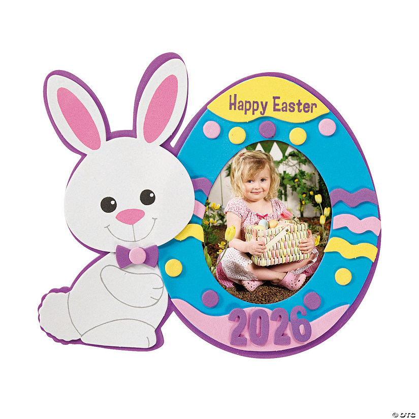 Easter Dated Picture Frame Craft Kit Makes 12 Oriental Trading