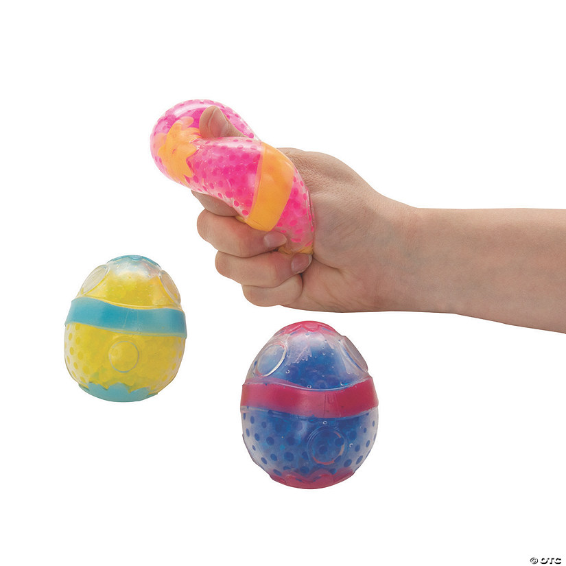 Easter Egg Gel Bead Squeeze Toys - 12 Pc. Image