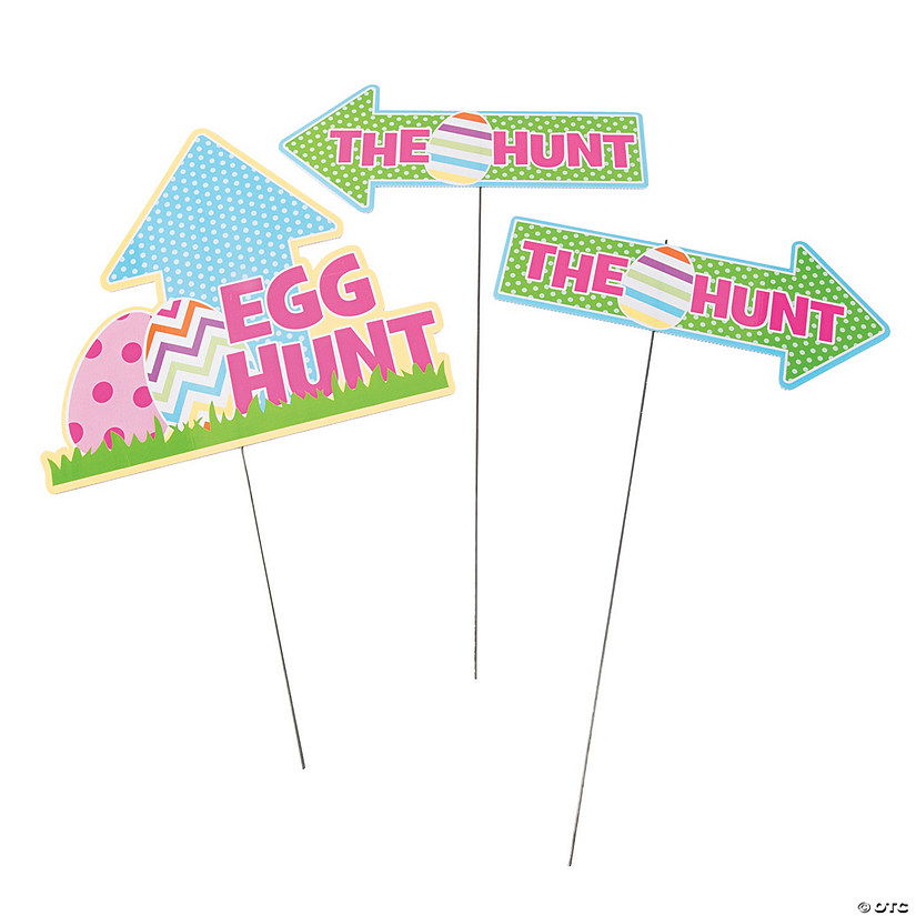 Easter Egg Hunt Directional Yard Signs Discontinued