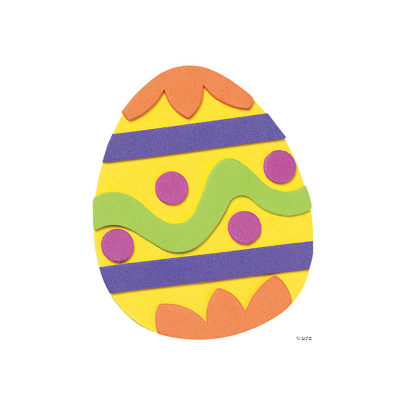 Easter Egg Magnet Craft Kit - Makes 12 Image