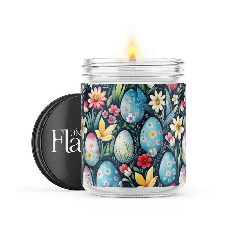 Easter Garden 22oz Candle Jar Inner Peace Flame