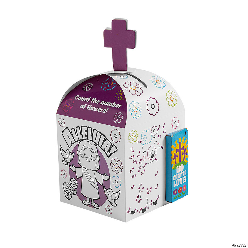Easter He Lives Activity Box with Markers - 12 Pc. Image
