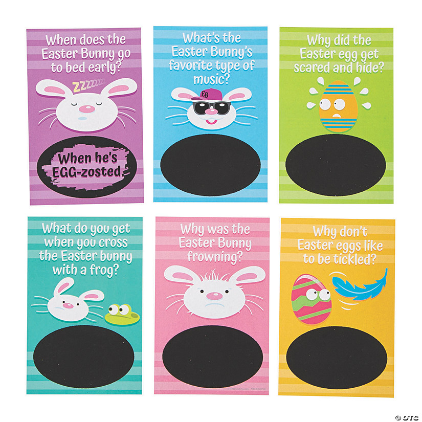 Easter Jokes Scratch Game - 24 Pc. Image