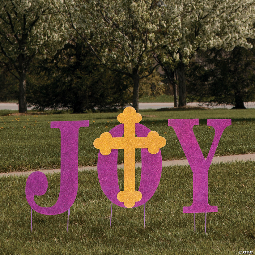 Easter Joy Yard Sign - Discontinued