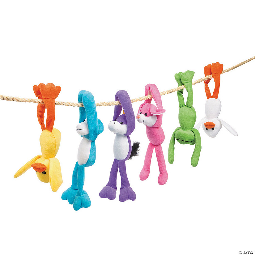 Easter Long Arm Stuffed Character Assortment - 12 Pc. Image