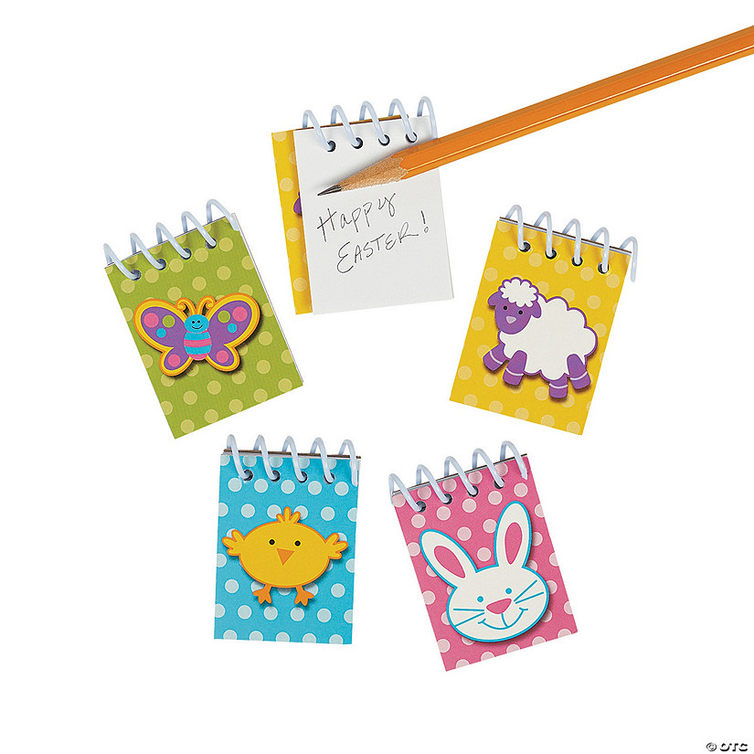Easter Mini Spiral Notepads Image