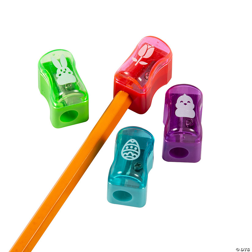 Easter Pencil Sharpeners with Cap Oriental Trading