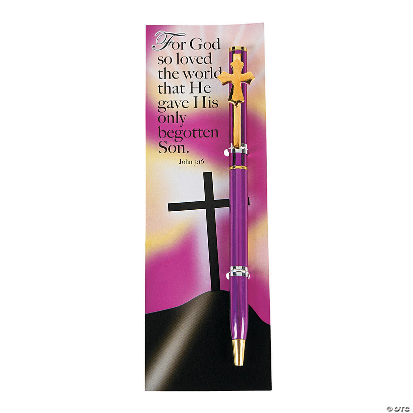 Easter Religious Pen &amp; Bookmark Sets - 12 Pc. Image