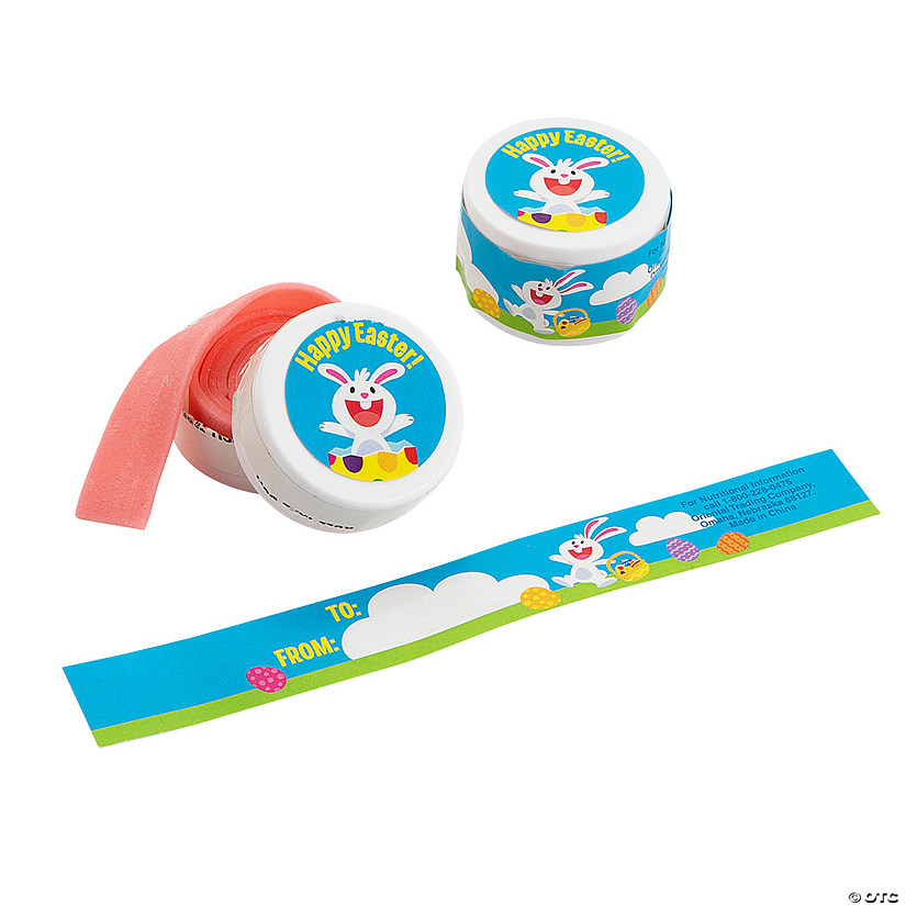Easter Roll Tape Gum Handout for 12 Image